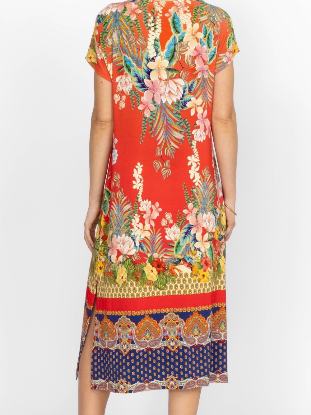Johnny Was RAPSODIA MAXI HENLEY DRESS - Picture 2 of 4